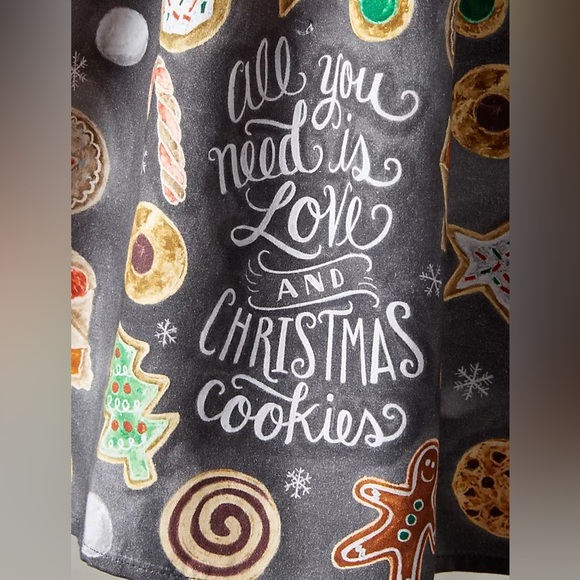NWT Anthropologie Vacances Dishtowel Holiday Love Cookies Z561 - Picture 2 of 3